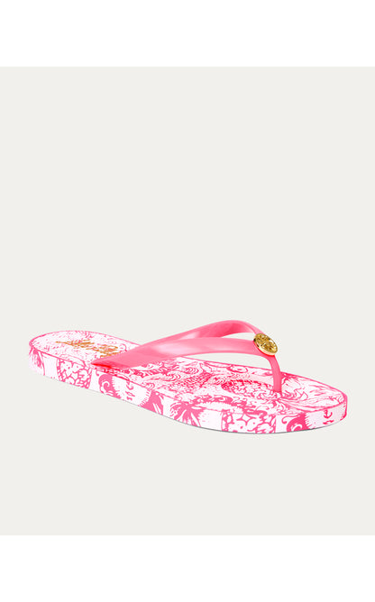 Pool Flip Flop - Cherry Blossom Pink Lil Fleur De Lilly Shoe