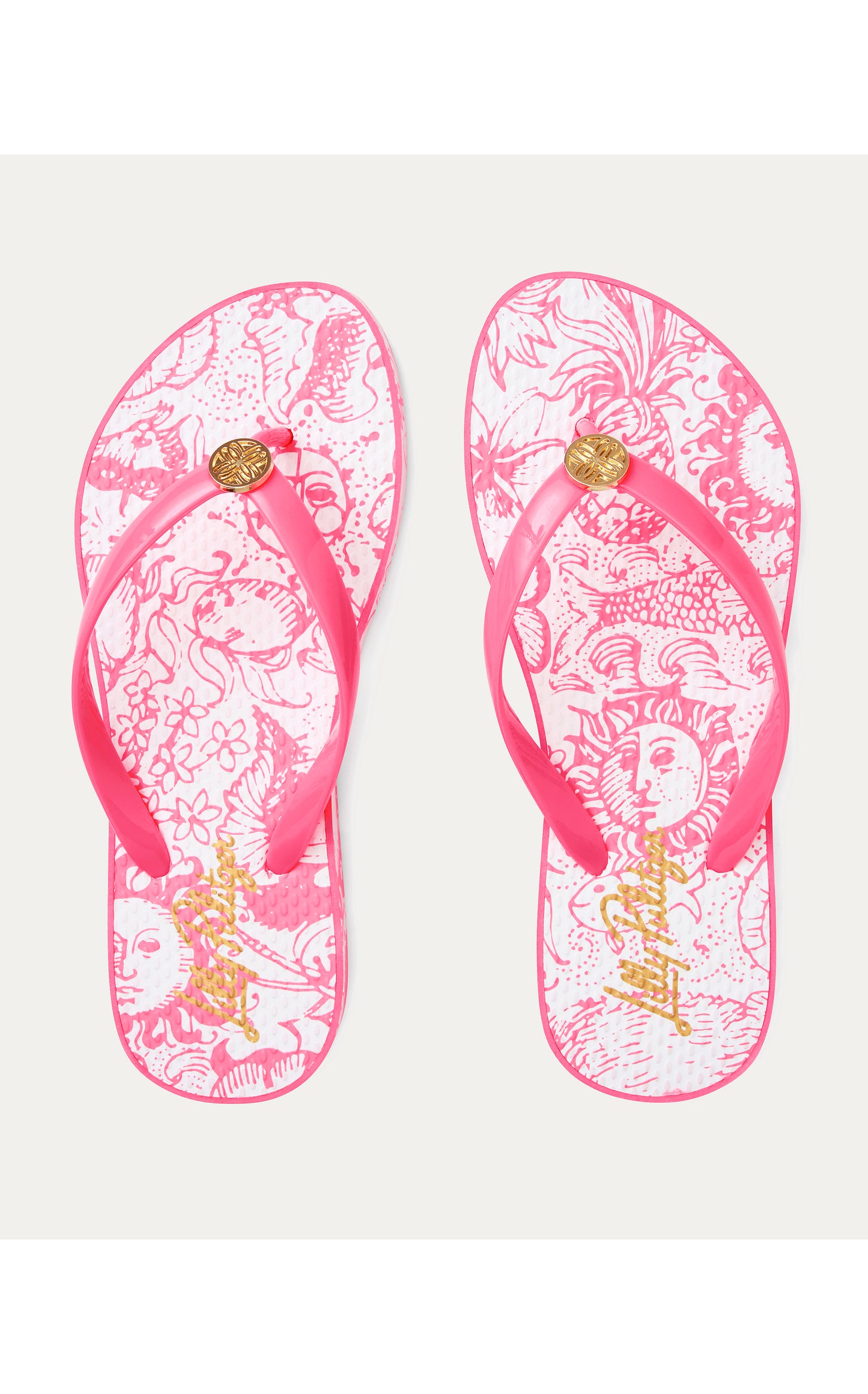 Pool Flip Flop - Cherry Blossom Pink Lil Fleur De Lilly Shoe