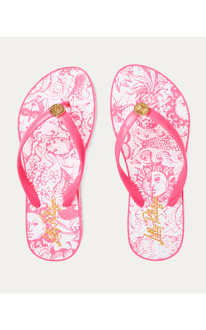 Pool Flip Flop - Cherry Blossom Pink Lil Fleur De Lilly Shoe