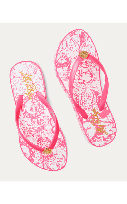 Pool Flip Flop - Cherry Blossom Pink Lil Fleur De Lilly Shoe