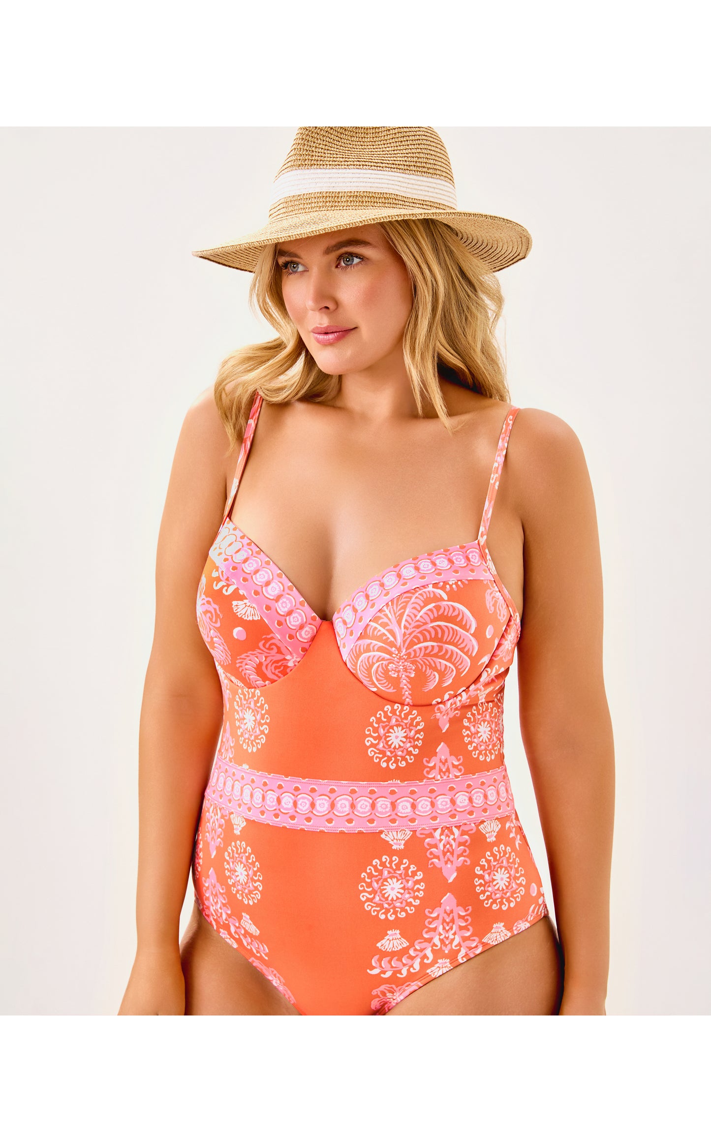 Palma One-Piece Swimsuit - Breezy Palm