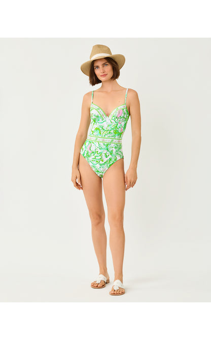 Palma One Piece - Resort White Ship To Shore Engineered