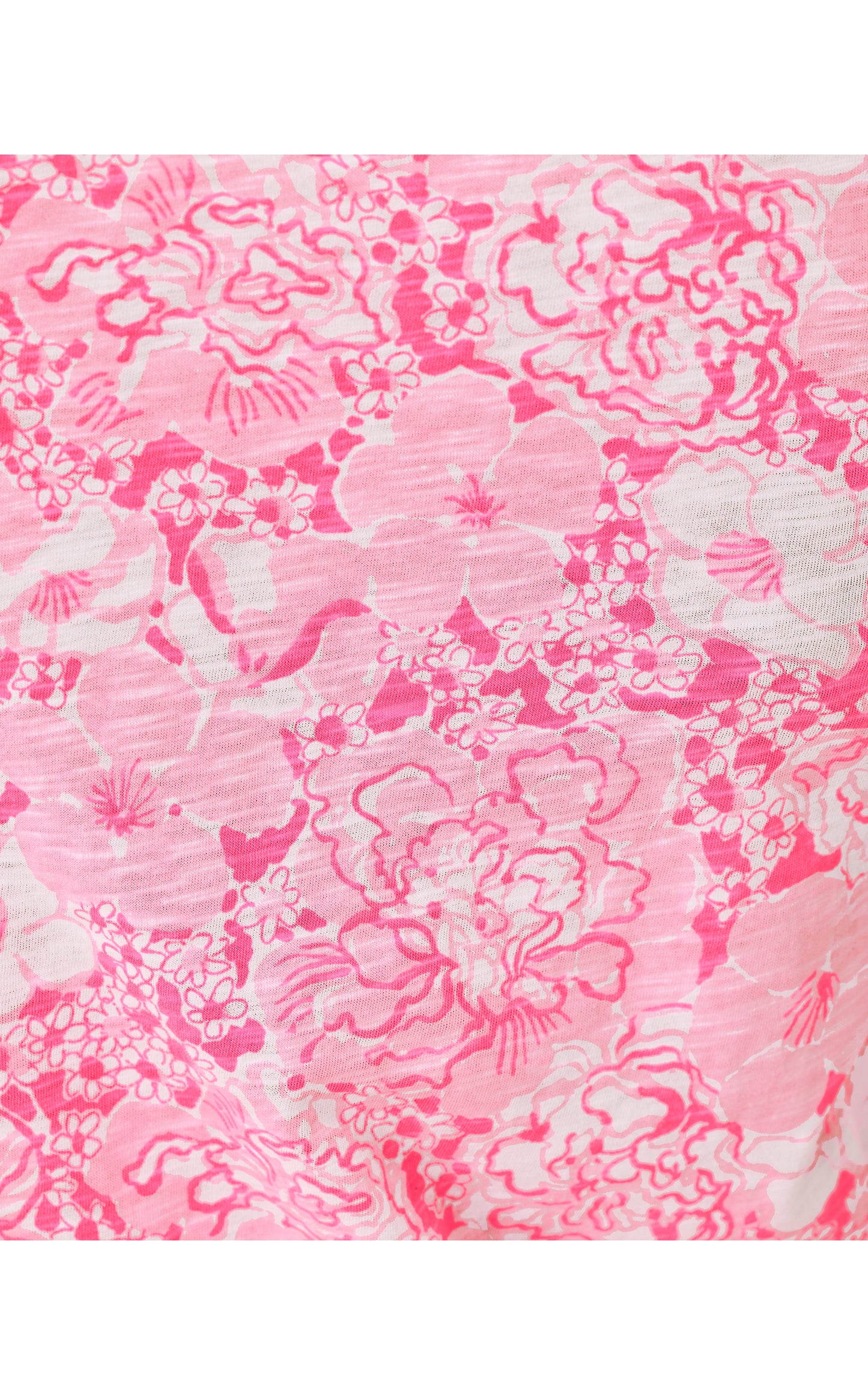 Etta Scoop-Neck Top - Conch Shell Pink Burst Of Joy