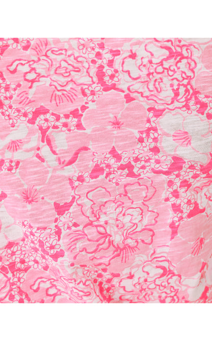 Etta Scoop-Neck Top - Conch Shell Pink Burst Of Joy
