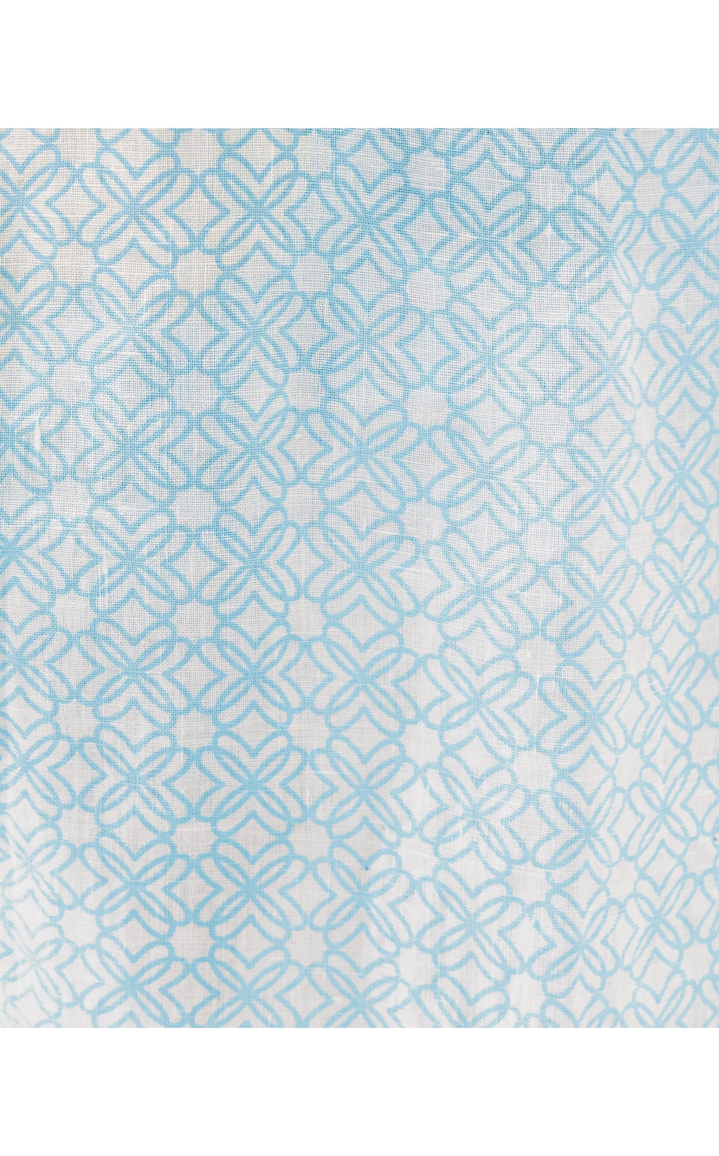 Sea View Button Down - Bluette X Resort White Butterfly Pattern