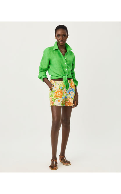 Sea View Button Down - Ivy Green X Chateau Green