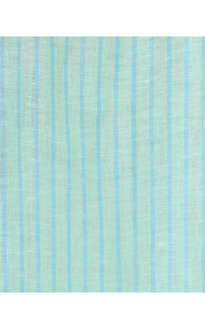 Sea View Button Down - Mint Condition X Capri Blue Saint Tropez Stripe