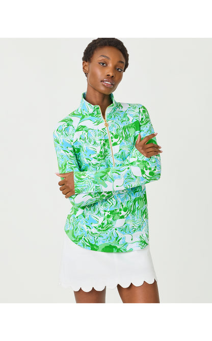 UPF50+ Skipper Popover - Capri Blue Galloping Gals