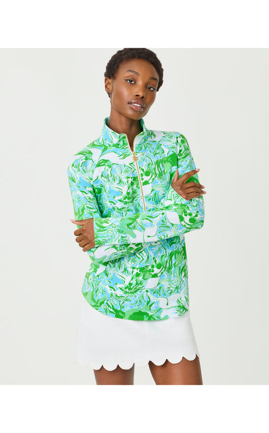 UPF50+ Skipper Popover - Capri Blue Galloping Gals