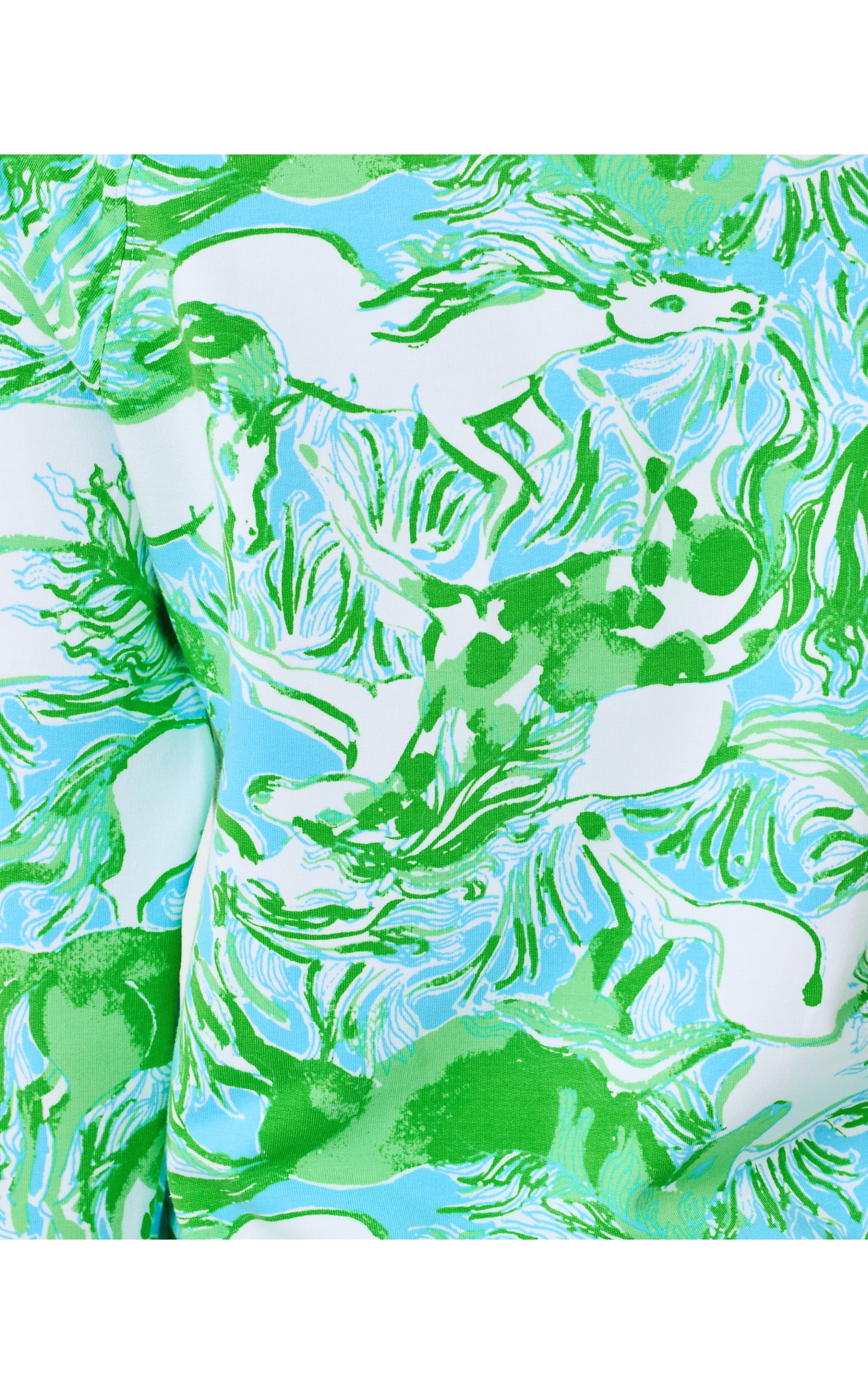 UPF50+ Skipper Popover - Capri Blue Galloping Gals