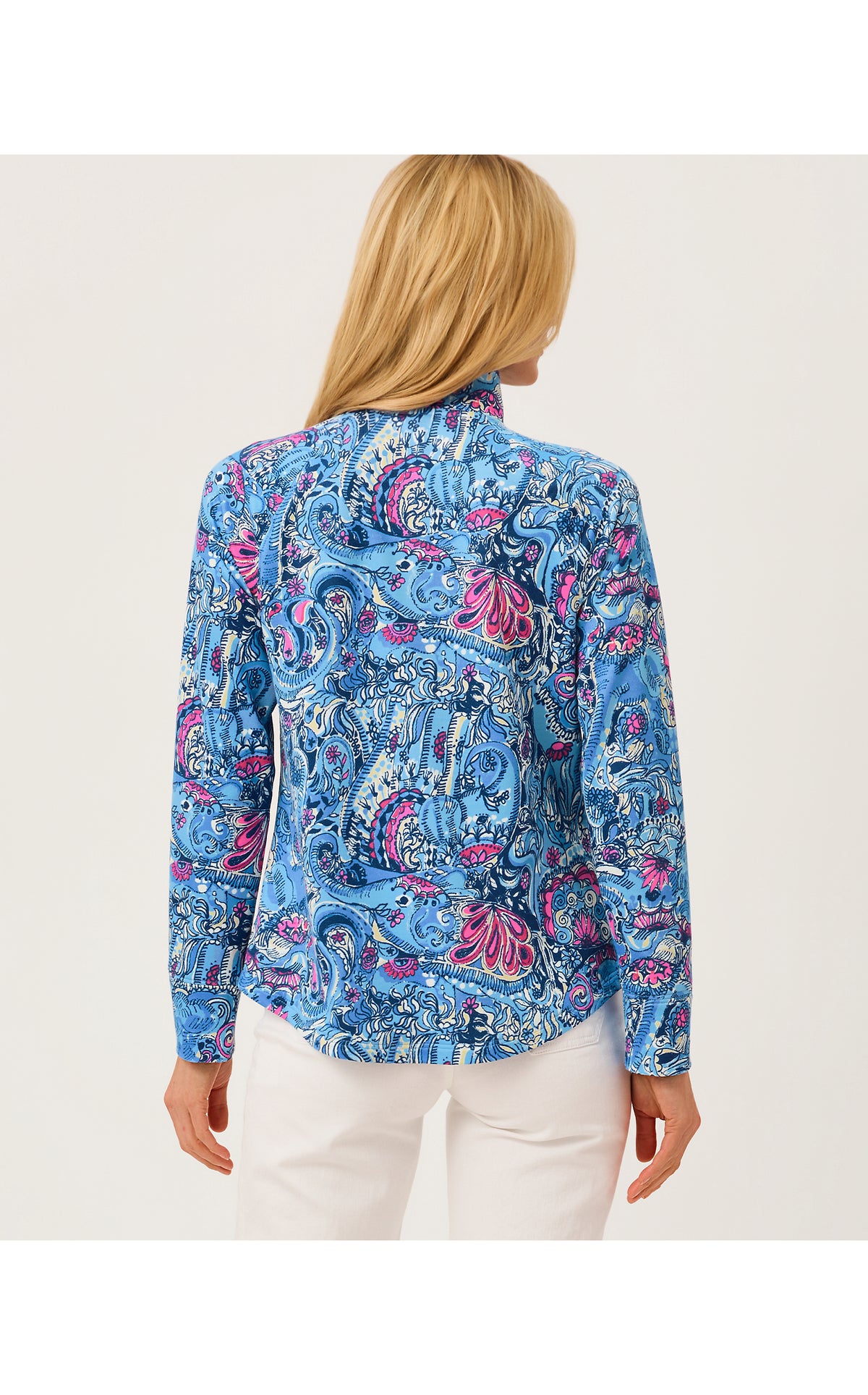 UPF50+ Skipper Popover - Multi Paisley Parade