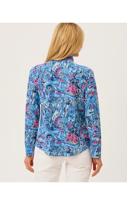 UPF50+ Skipper Popover - Multi Paisley Parade
