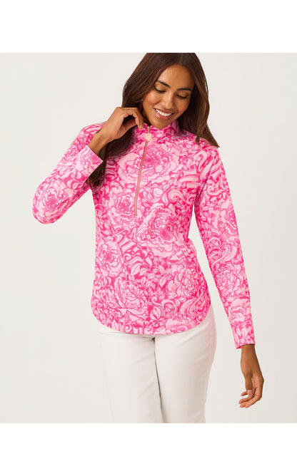 UPF50+ Skipper Popover - Pink Aster A Rose By Any Other Name