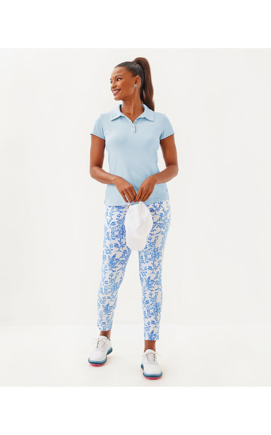 UPF50+ Frida Scallop Polo - Bluette