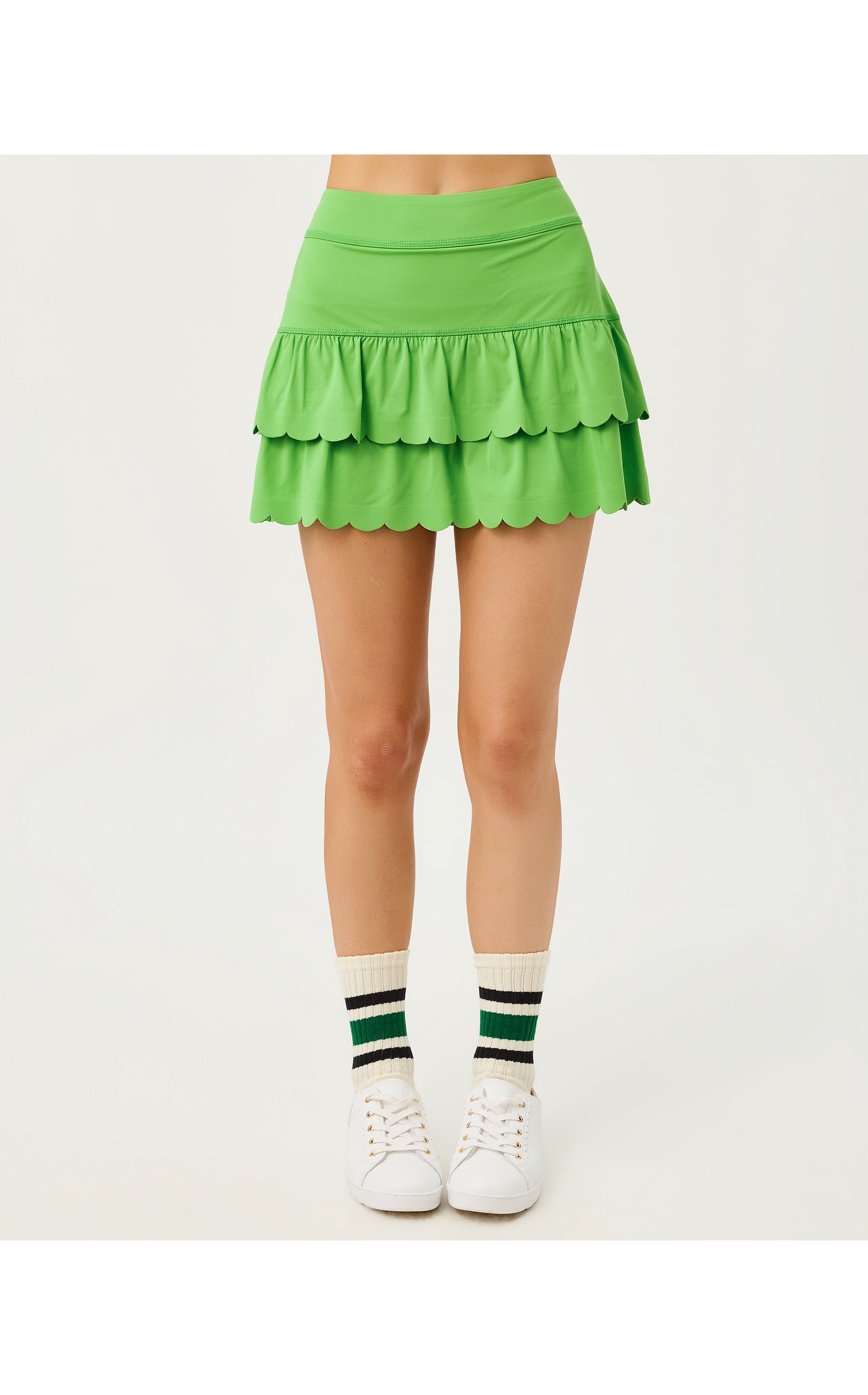 UPF50+ Miesha Scallop Skort - Chateau Green