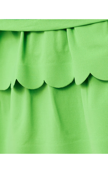 UPF50+ Miesha Scallop Skort - Chateau Green