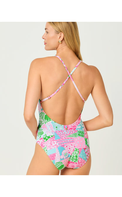 Ester One Piece - Multi Crazy Quilt