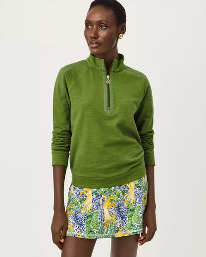 Ashlee Half-Zip Pullover - Oregano