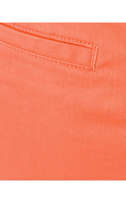 Colette Denim Skort - Sunset Orange