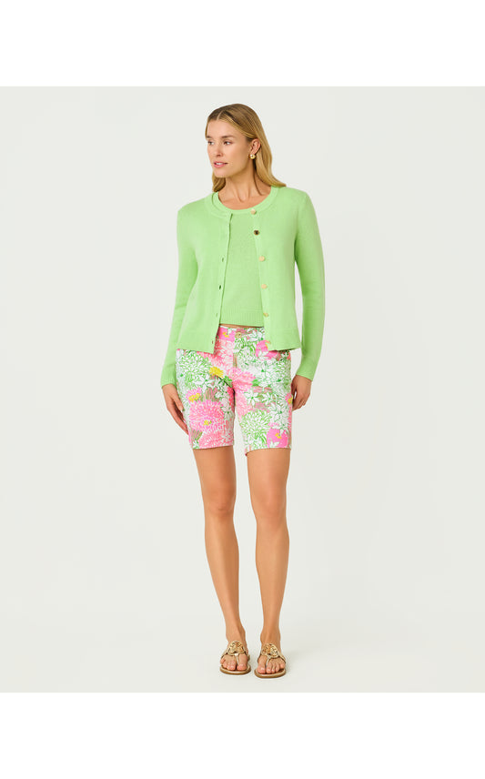 9" Natia Knit Short - Resort White Mum Patch