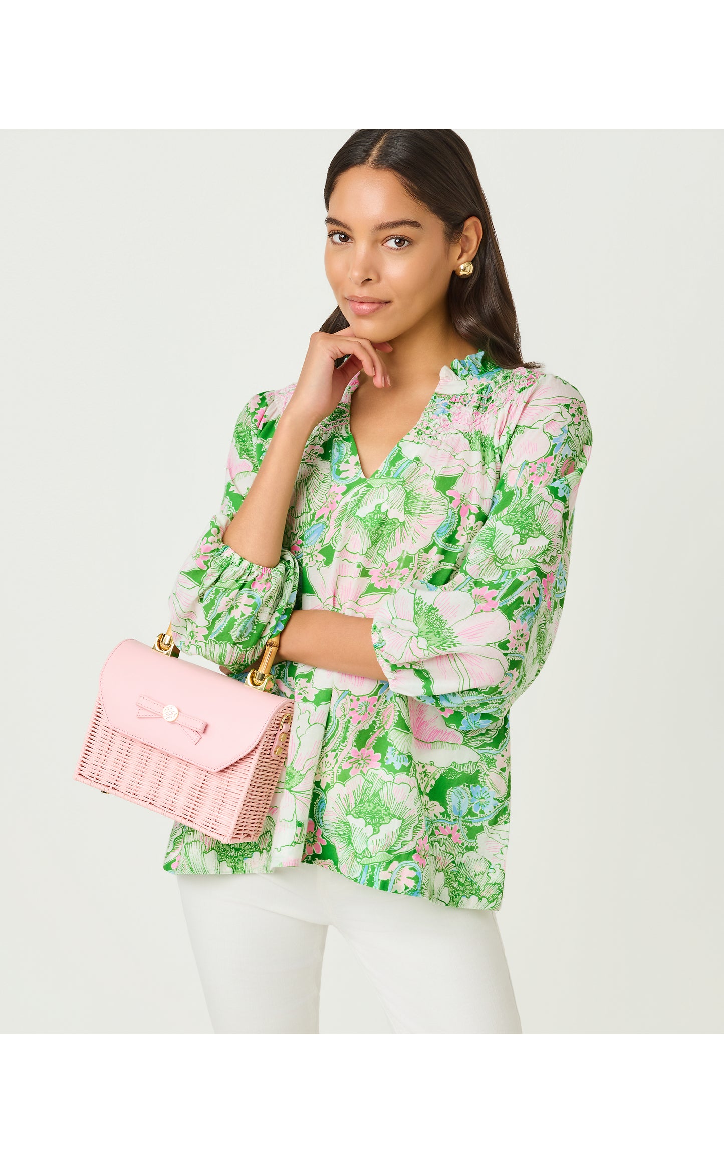 Lourdes Top - Putting Green Poppyland