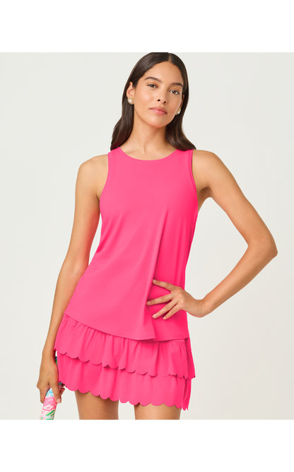 UPF50+ Westley Active Tank - Lipstick Pink