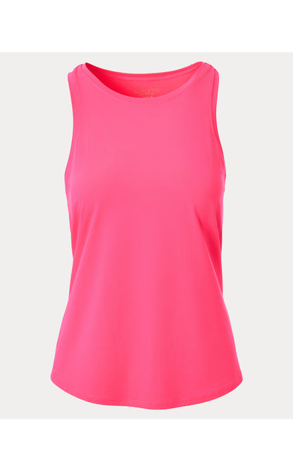 UPF50+ Westley Active Tank - Lipstick Pink