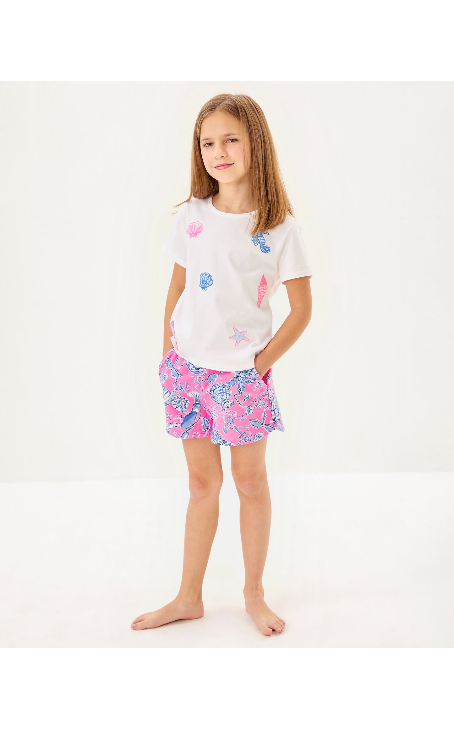 Mini Rally Tee - Cool As A Shell Embroidery