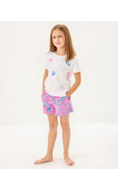 Mini Rally Tee - Cool As A Shell Embroidery