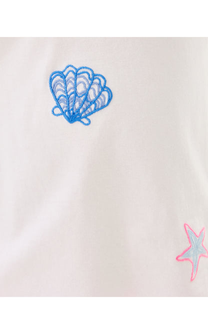 Mini Rally Tee - Cool As A Shell Embroidery