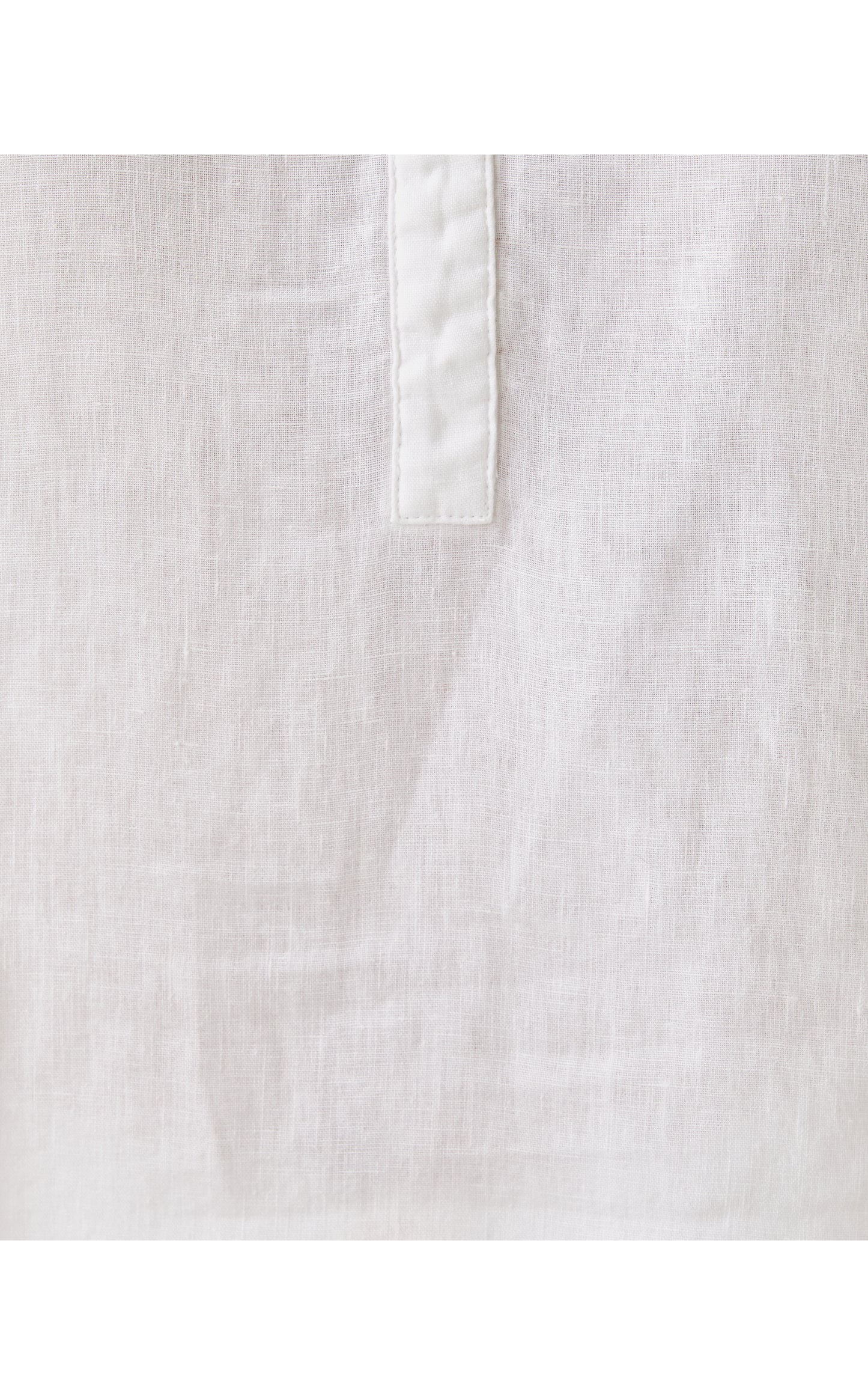 Mialeigh Elbow Sleeve Linen Top - Resort White