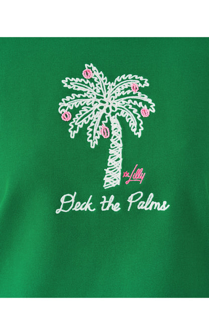 Ballad Cotton Sweatshirt - Multi Deck The Palms Embroidery