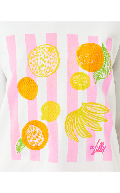 Ballad Long Sleeve Sweatshirt - Multi Fresh Squeezed Embroidery