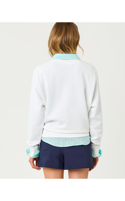 Ballad Cotton Sweatshirt - Resort White Cape Cod Destination