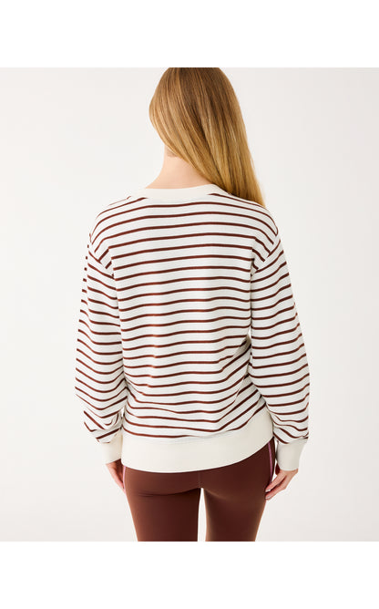 Ballad Long Sleeve Sweatshirt - French Roast Box Of Chocolates Embellishment