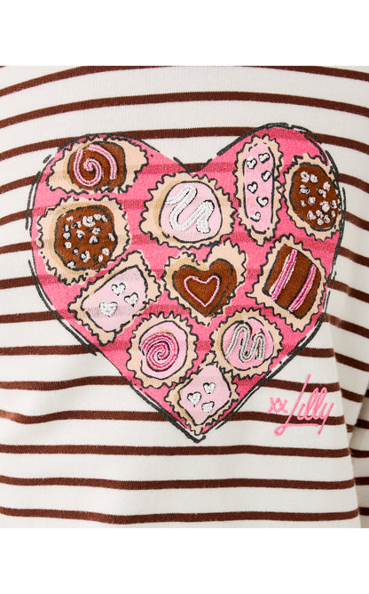 Ballad Long Sleeve Sweatshirt - French Roast Box Of Chocolates Embellishment