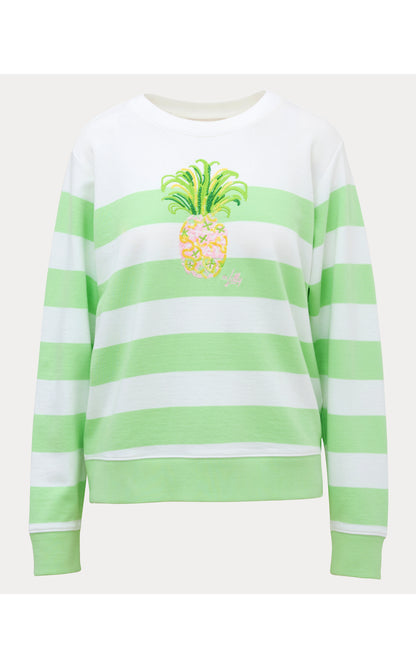 Ballad Long Sleeve Sweatshirt - Multi Pineapple Embellishment