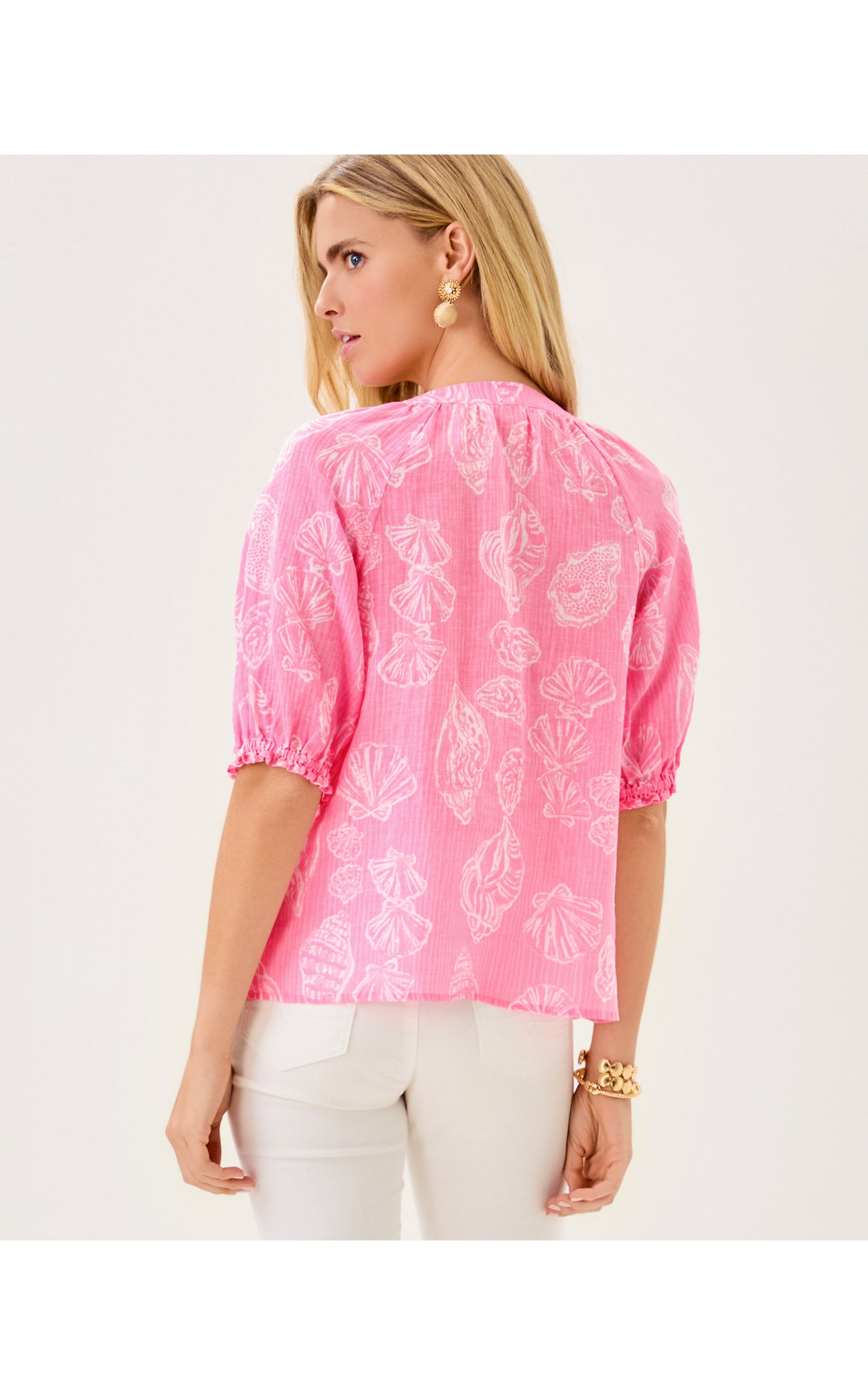 Caprina Top - Rousseau Pink Cool As Shell
