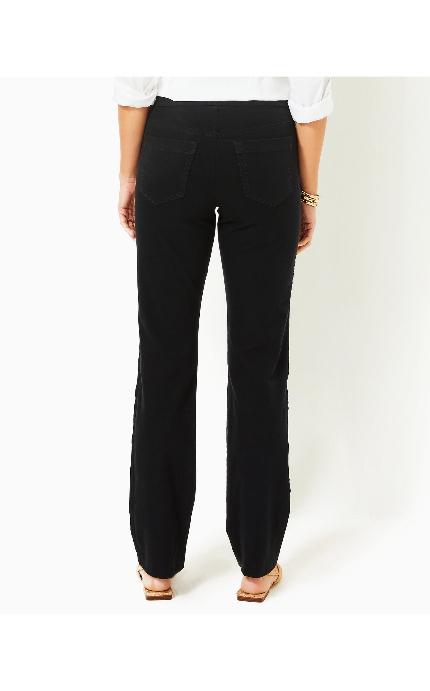 Declynn Bi-Stretch Slim Leg Pant - Noir