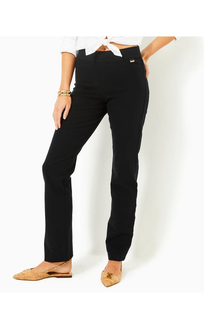 Declynn Bi-Stretch Slim Leg Pant - Noir