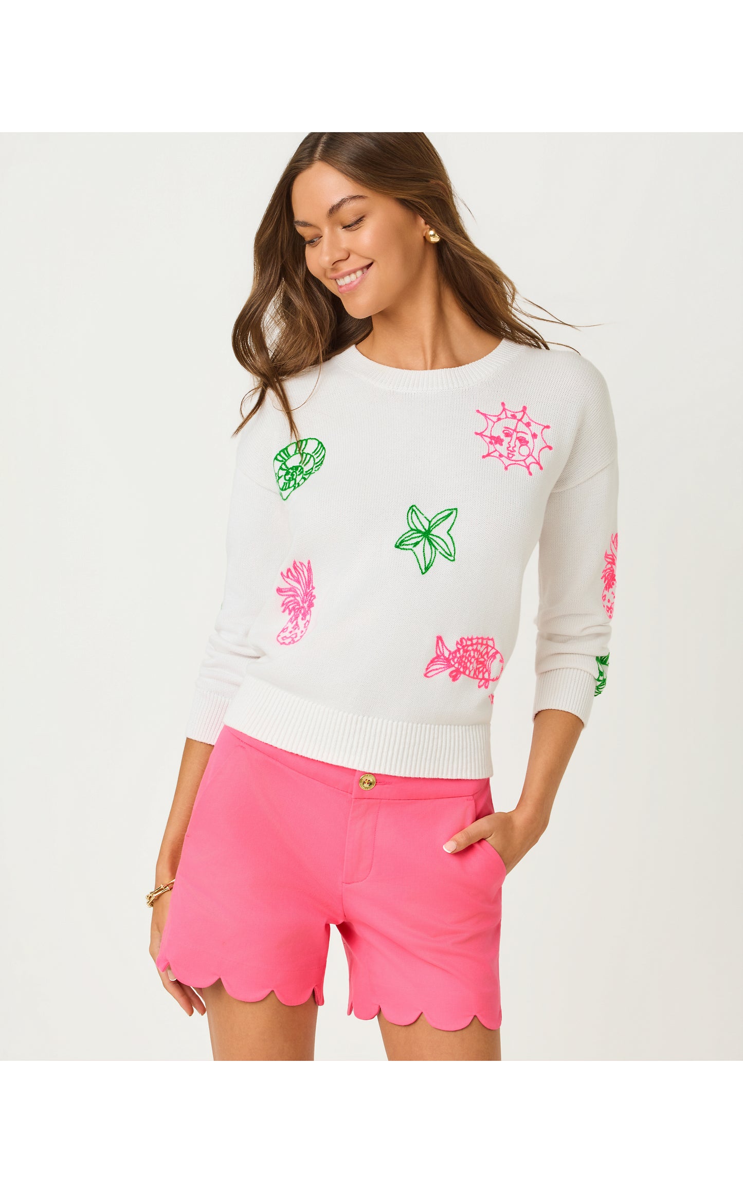 Buttercup Mid-Rise Short - Cherry Blossom Pink