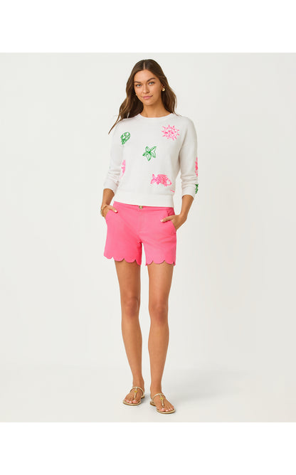 Buttercup Mid-Rise Short - Cherry Blossom Pink