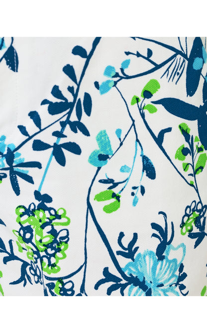 Buttercup Mid-Rise Short - Resort White Sea Blooms