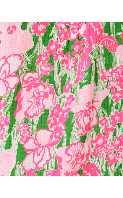 Kwitney Long Sleeve Cotton Cover-Up - Putting Green Hannah Engineered Coverup