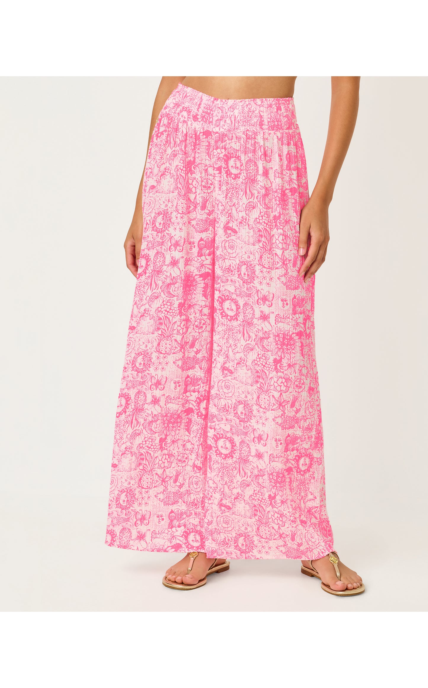 Enzo Pant Coverup - Cherry Blossom Pink Lil Fleur De Lilly