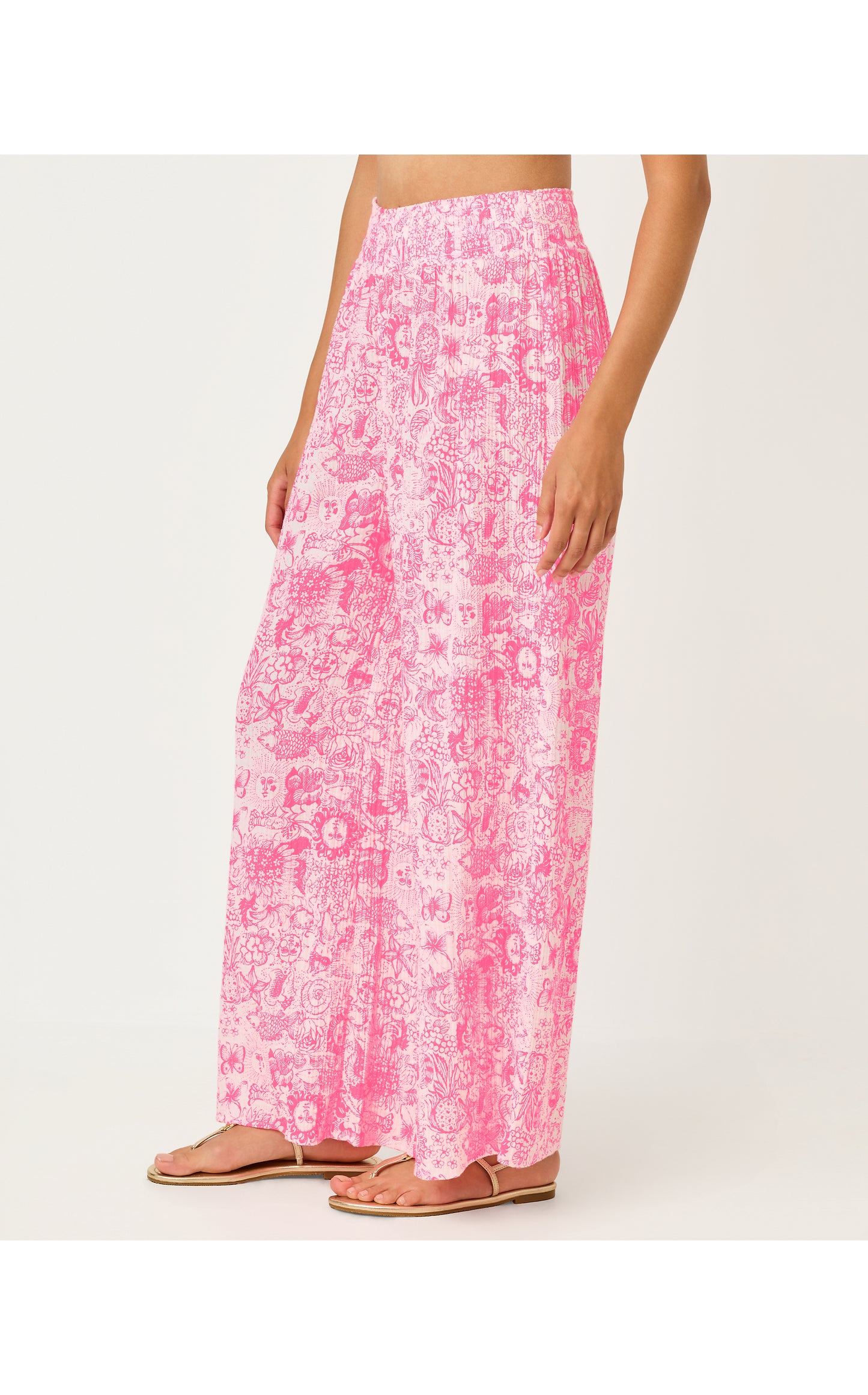 Enzo Pant Coverup - Cherry Blossom Pink Lil Fleur De Lilly