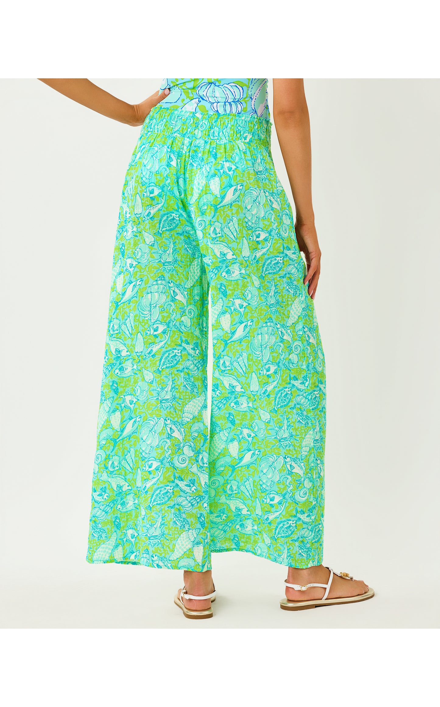 Enzo Coverup Pant - Day Dream Blue Throw Me A Line