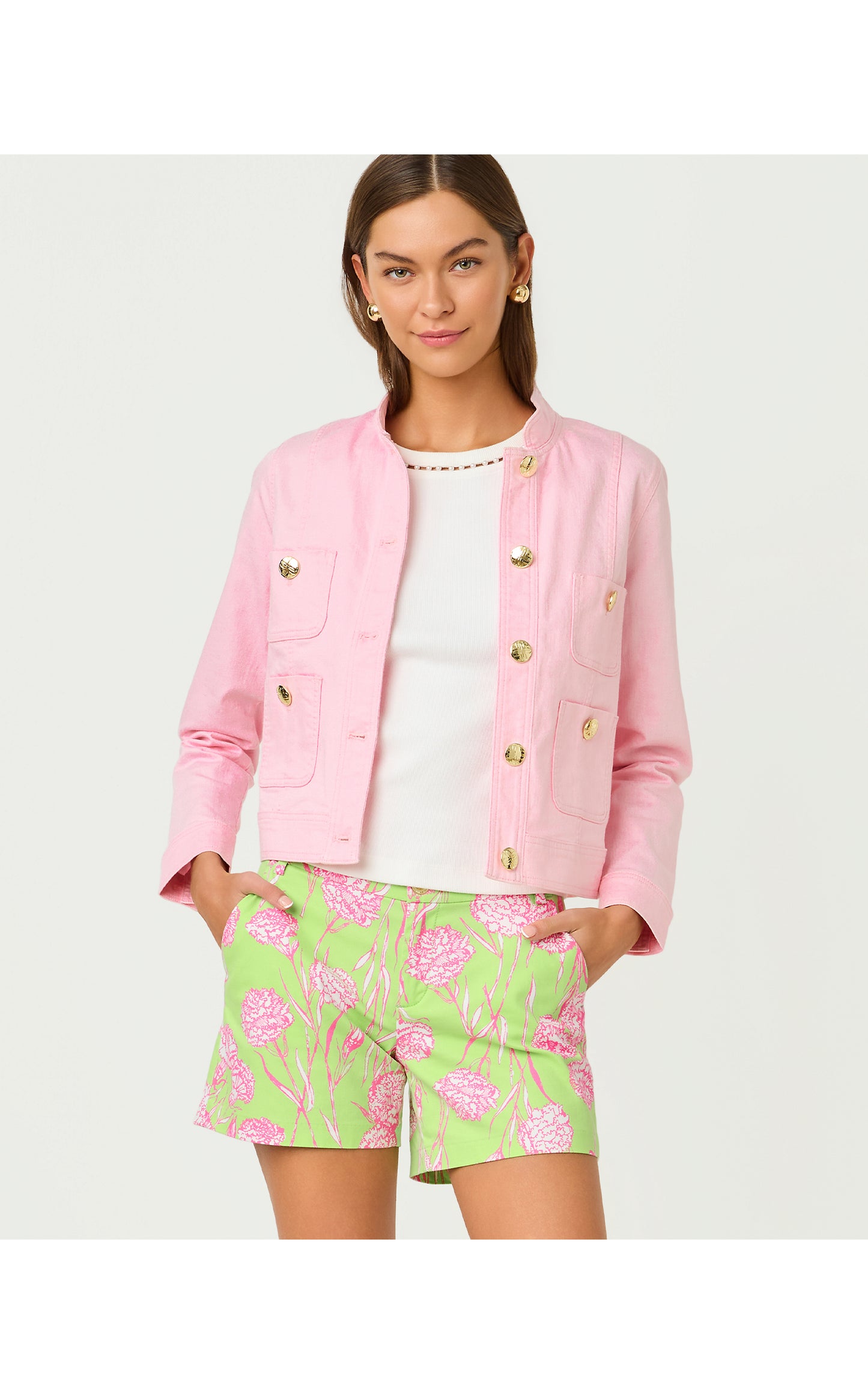 Callahan Mid-rise Short - Pistachio Macaron Alina