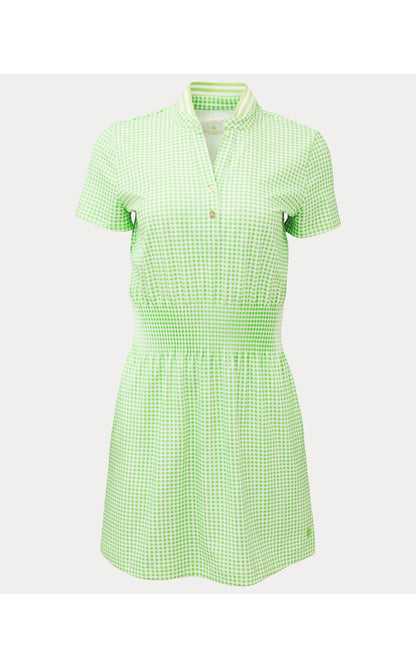 UPF50+ Love Active Dress - Pistachio Macaron Lil Check It Gingham
