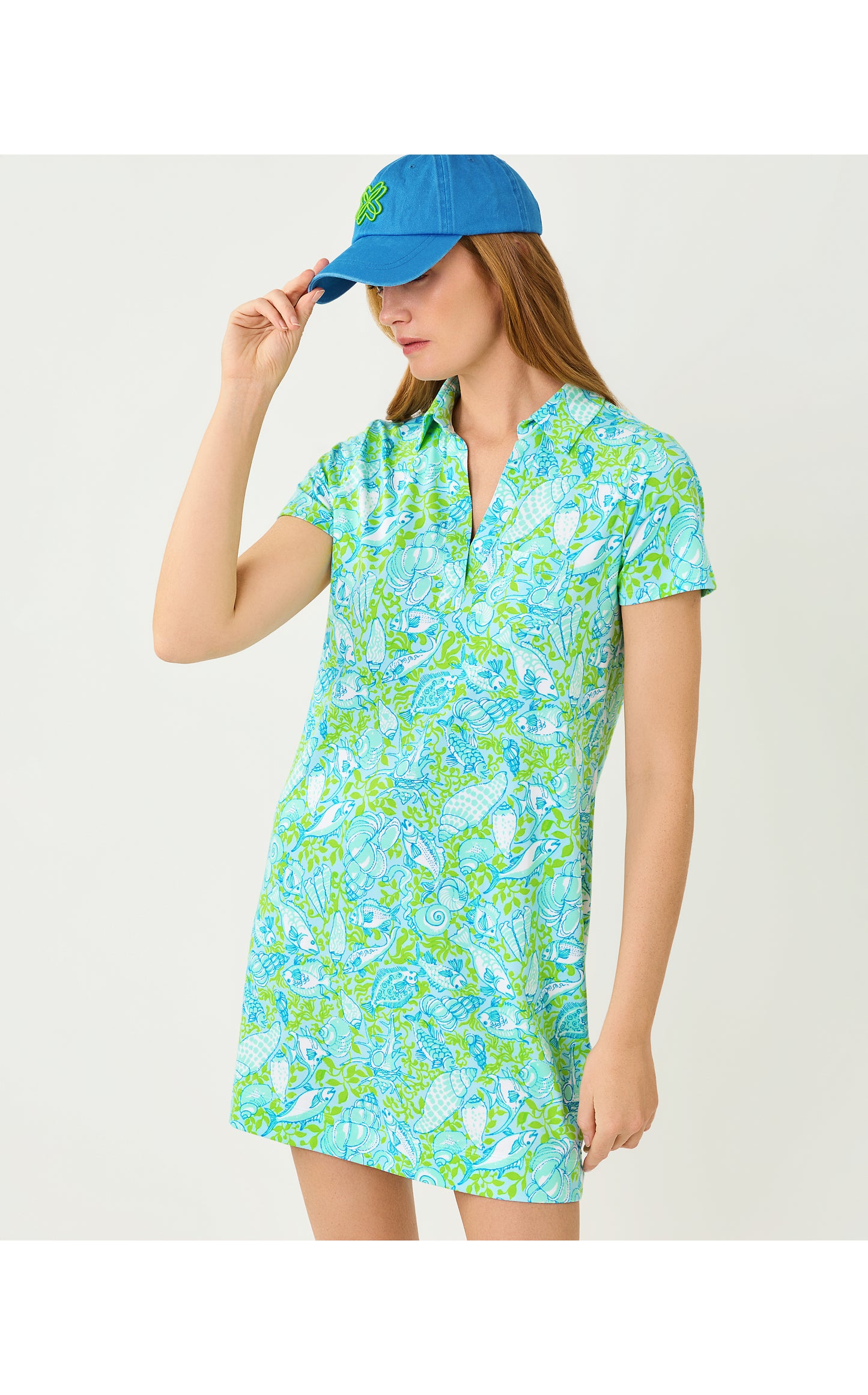 UPF50+ Dune Dress - Day Dream Blue Throw Me A Line